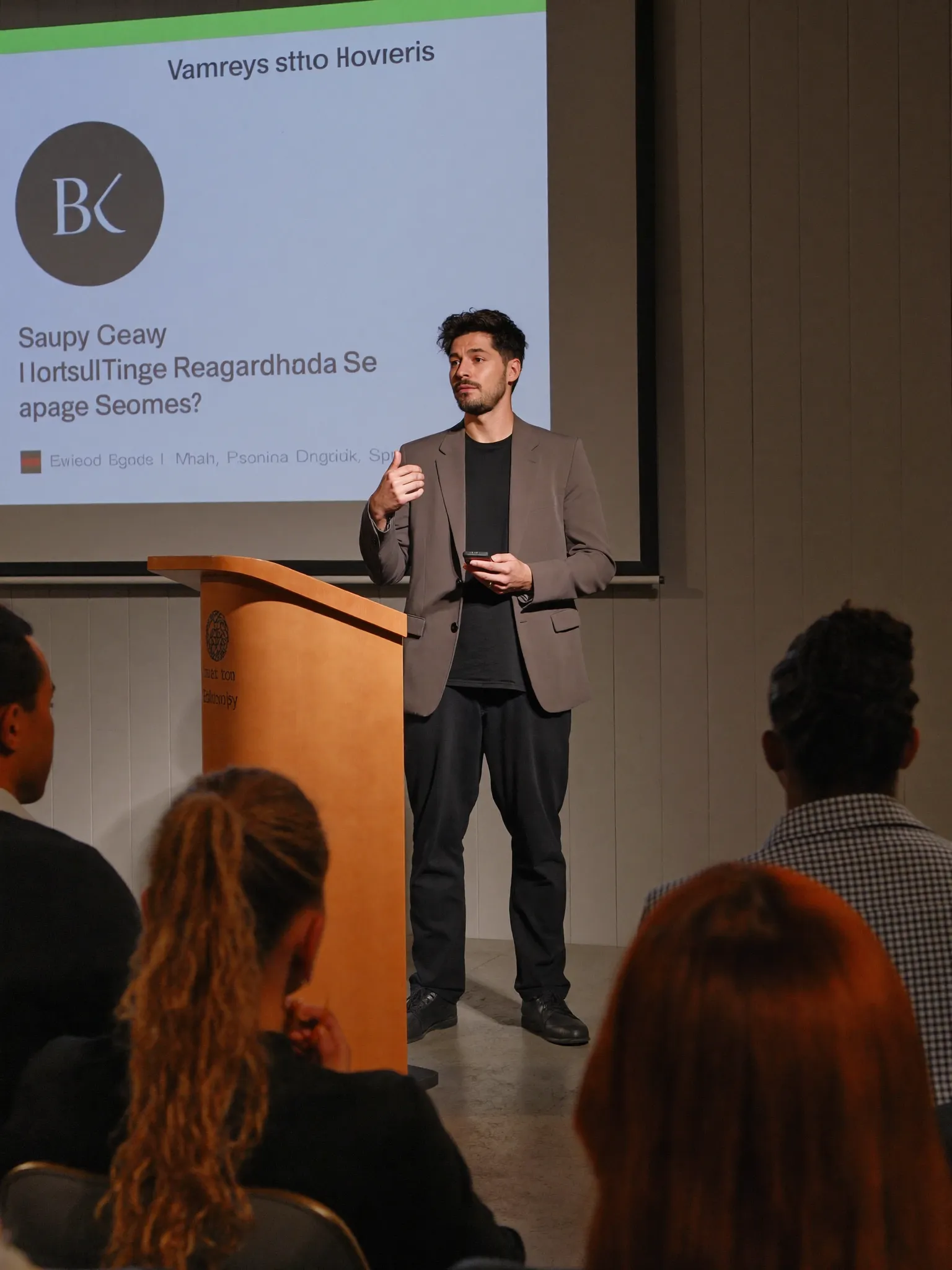 Keynote auf der Bühne