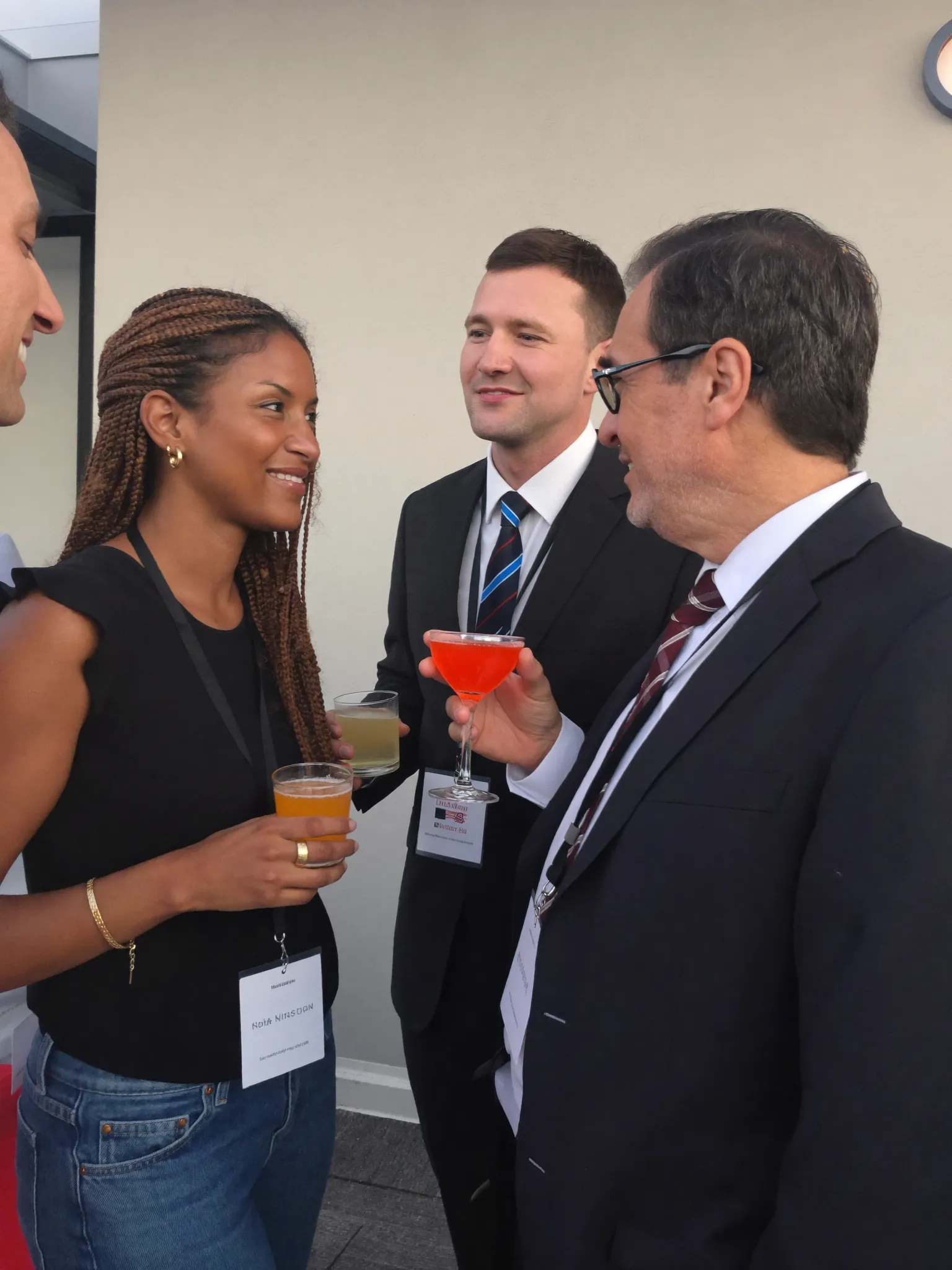 Networking mit Getränken